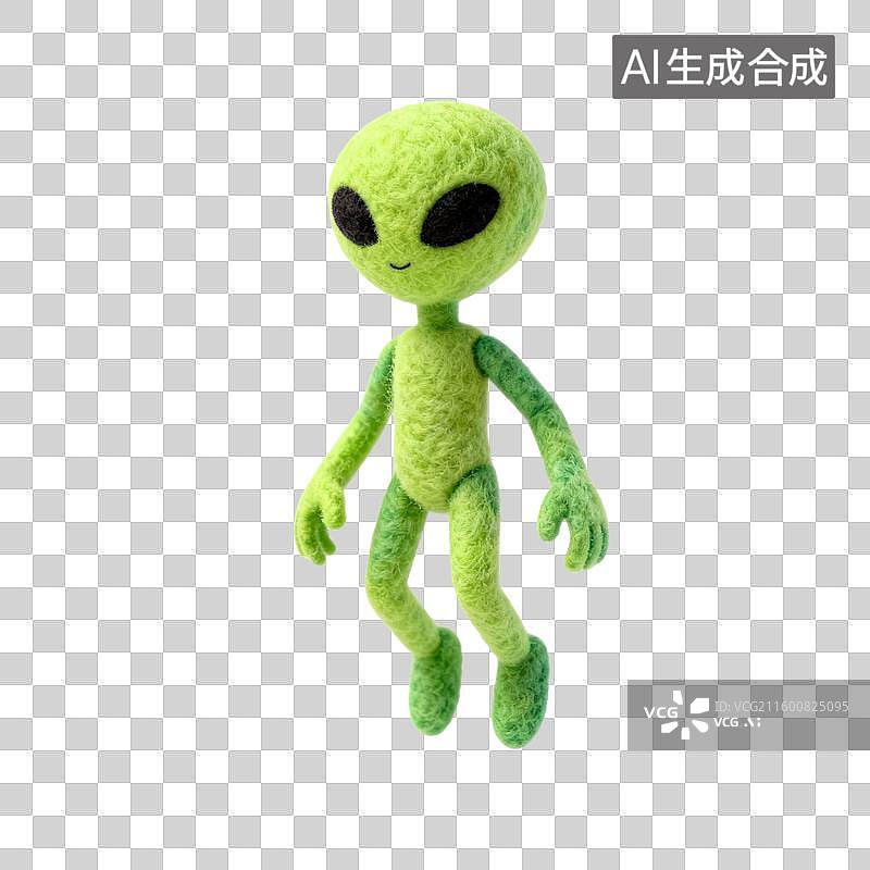 【AI数字艺术】毛绒外星人形象图片素材