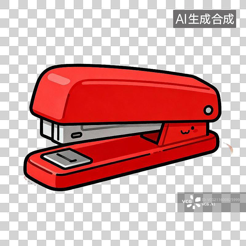 【AI数字艺术】卡通风格的简约订书机图片素材