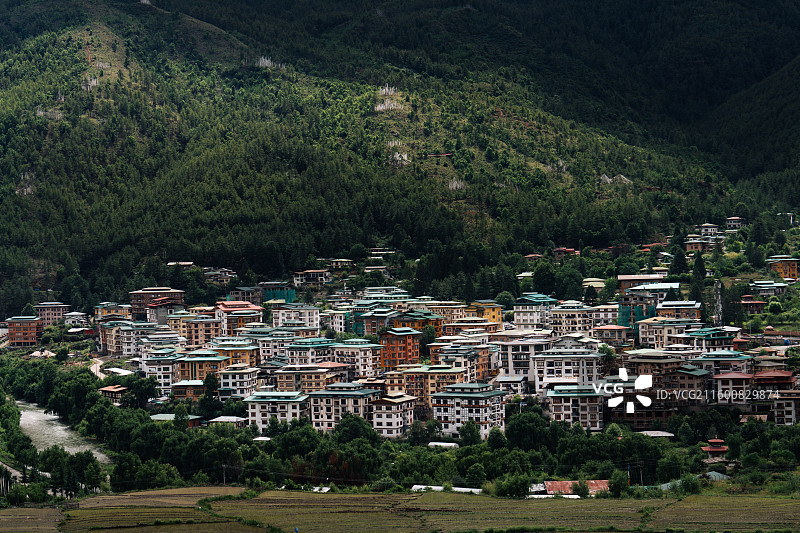 不丹王国首都廷布图片素材
