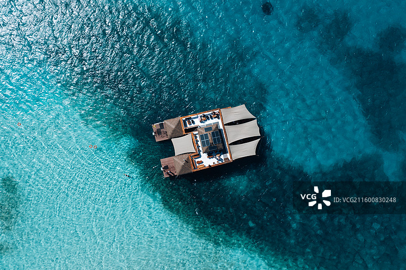 斐济Cloud9海上酒吧图片素材