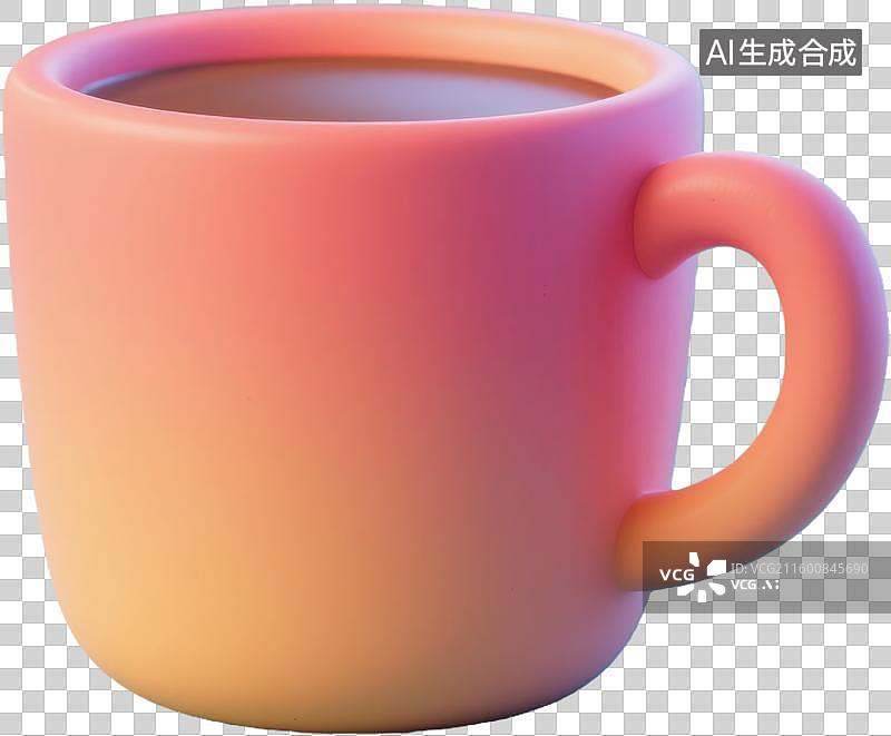 【AI数字艺术】渐变色马克杯设计图片素材