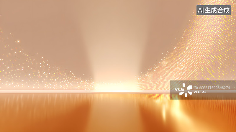【AI数字艺术】金粒光影图片素材