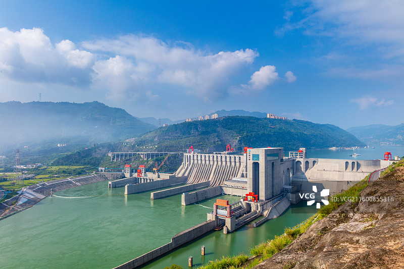云南省昭通市水富市向家坝水电站图片素材