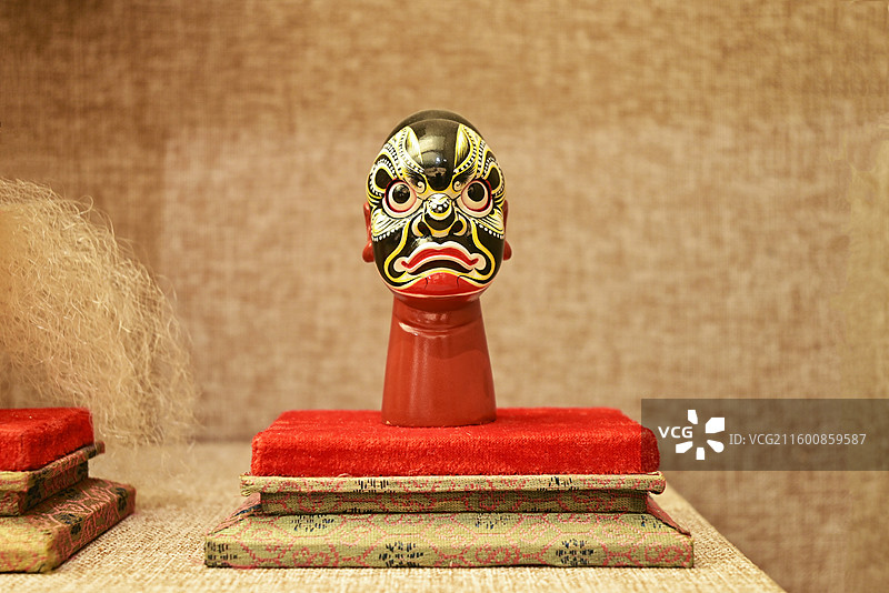 泉州 非遗 木偶头 木偶 掌中木偶 提线木偶 牵线木偶 木偶戏 花脸 脸谱 布袋戏 佳礼戏图片素材