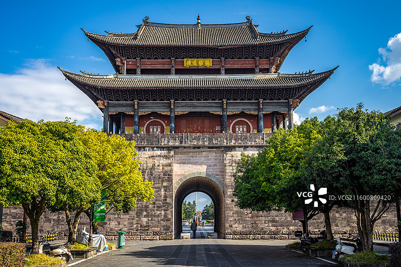 中国云南省保山腾冲市溥润门图片素材