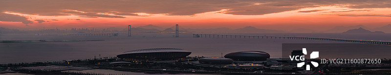 中国广东省广州南沙区大湾区文化体育中心图片素材