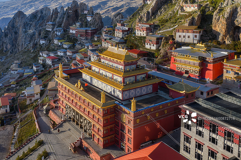 西藏孜珠寺图片素材