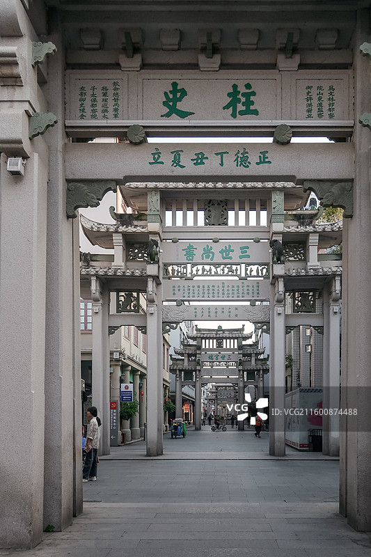 潮州牌坊街图片素材