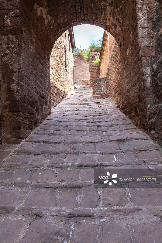 山西 吕梁 临县 碛口古镇图片素材