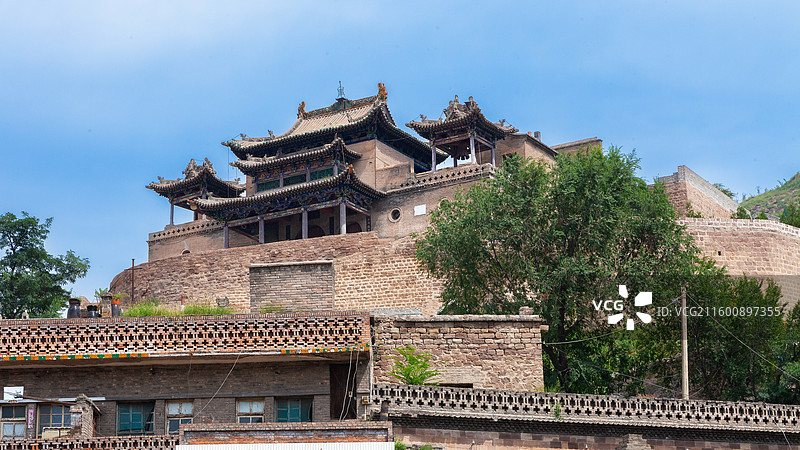 山西 吕梁 临县 碛口古镇图片素材