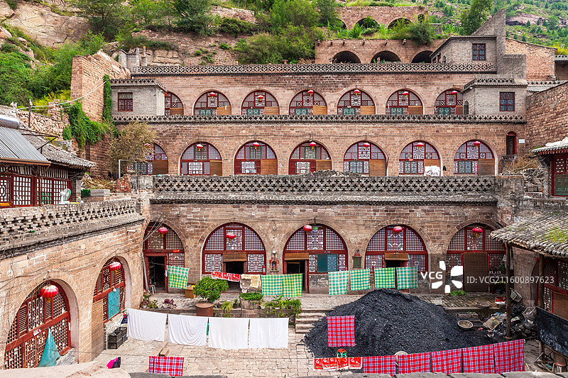 山西 吕梁 临县 碛口古镇图片素材