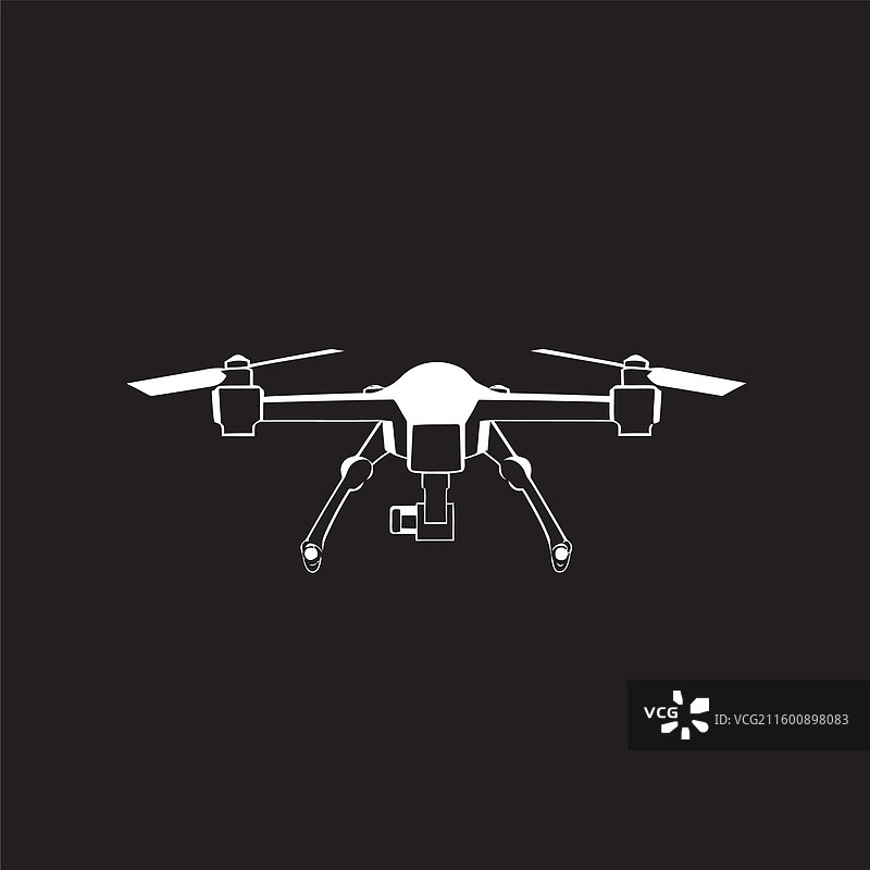 致命的飞行员黑色作战无人机象征意义图片素材