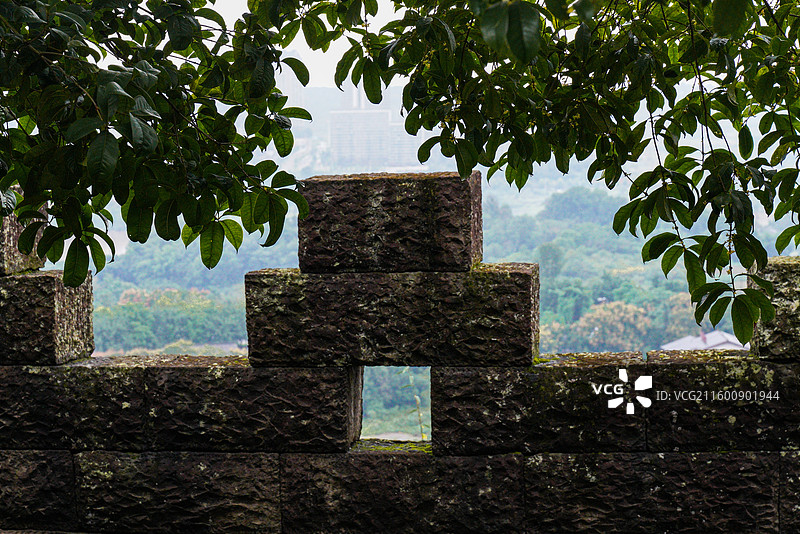 重庆市合川钓鱼城古城墙图片素材