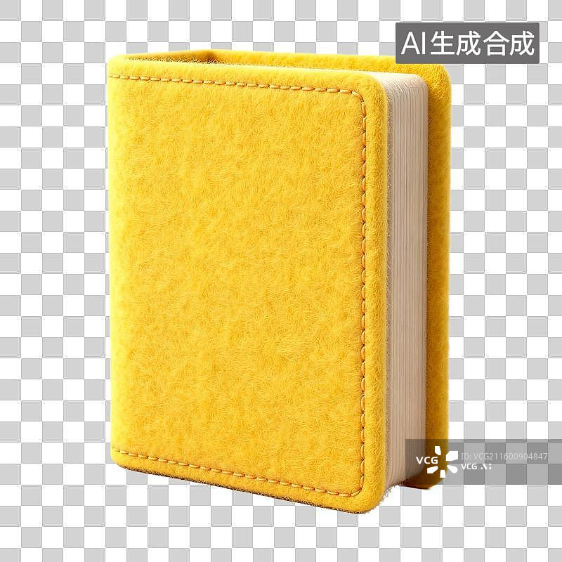 【AI数字艺术】黄色笔记本图片素材