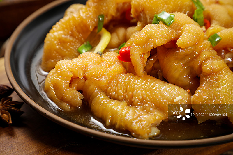 酸辣脱骨鸡爪图片素材