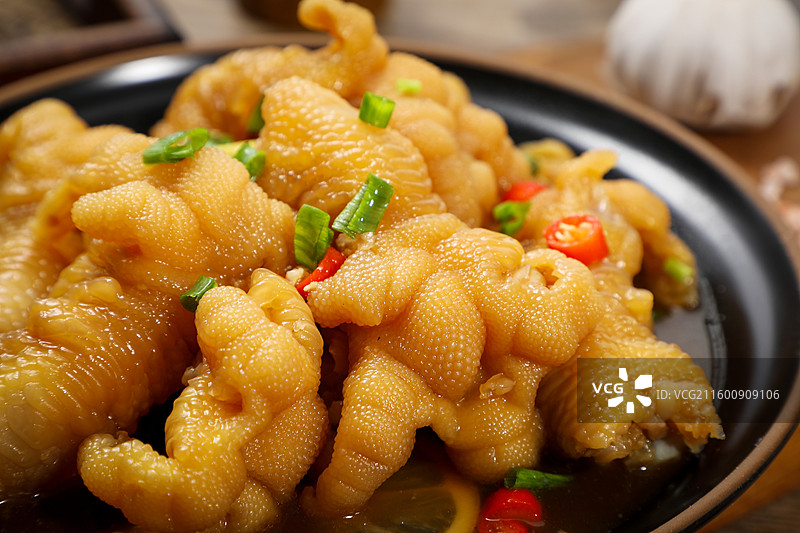 酸辣脱骨鸡爪图片素材
