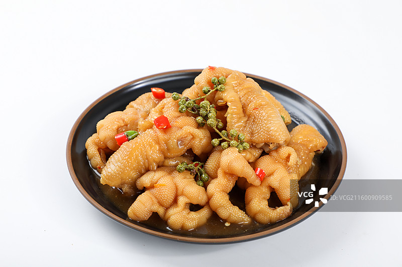 藤椒脱骨鸡爪图片素材