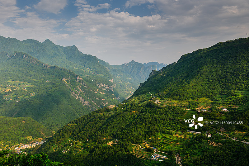 重庆巫山当阳大峡谷图片素材