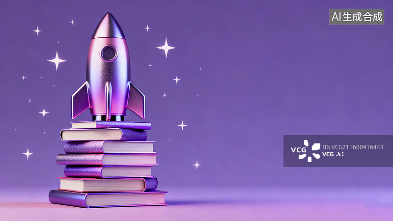 【AI数字艺术】教育与科技创新插画图片素材