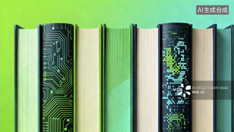 【AI数字艺术】教育与科技创新插画图片素材