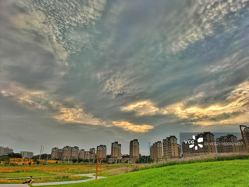 吉林省白山抚顺县政府休闲公园图片素材