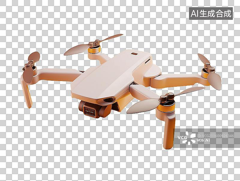【AI数字艺术】浅色四轴飞行器图片素材