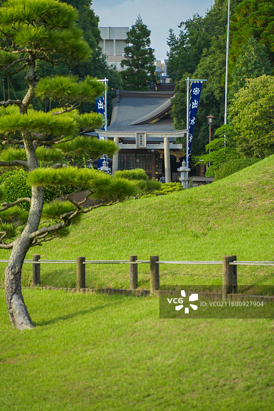 日本熊本水前寺成趣园称水前寺公园图片素材