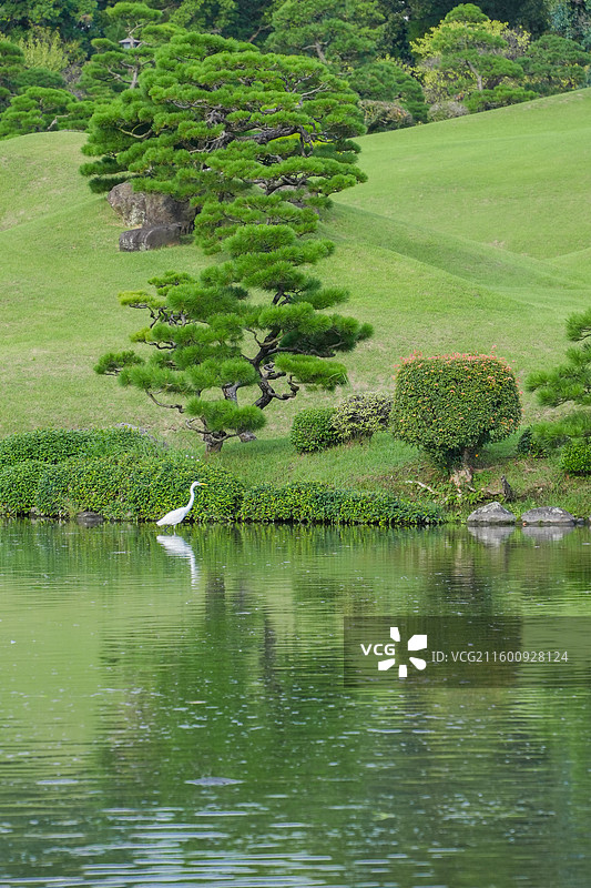 日本熊本水前寺成趣园称水前寺公园图片素材