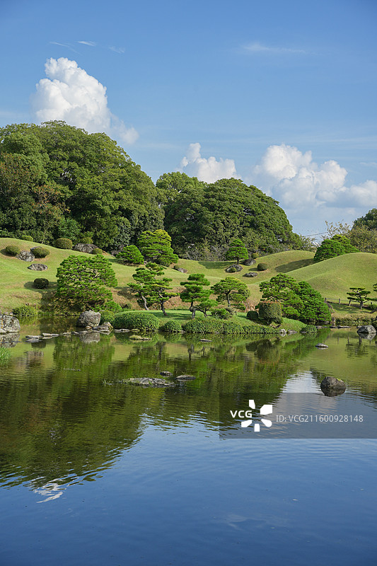 日本熊本水前寺成趣园称水前寺公园图片素材
