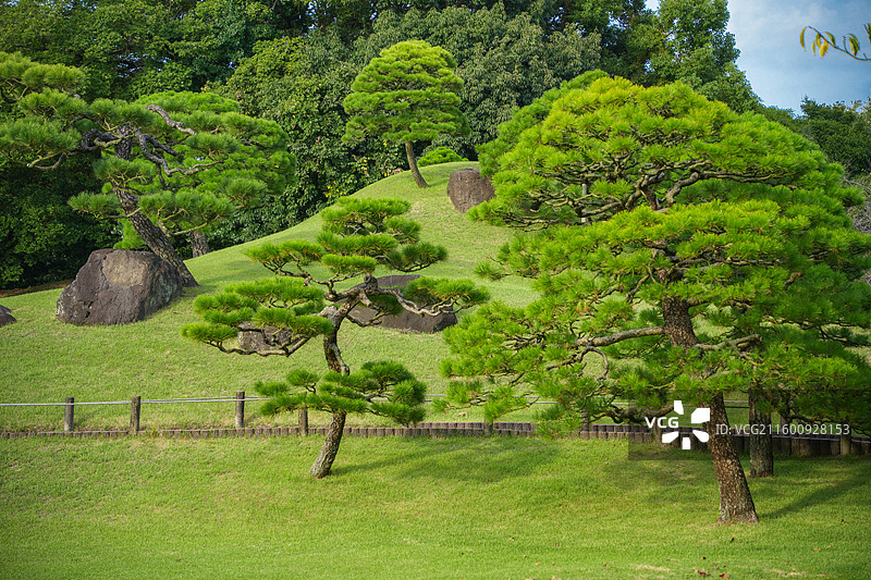 日本熊本水前寺成趣园称水前寺公园图片素材