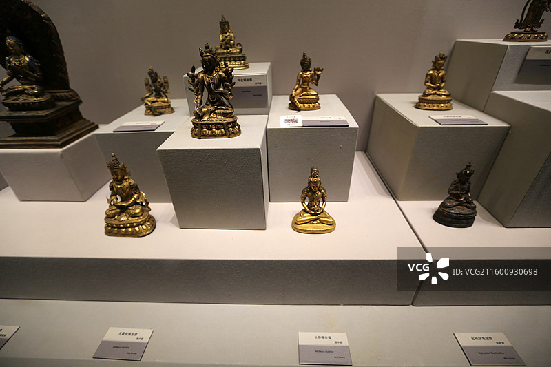 云南省博物馆清代佛像图片素材