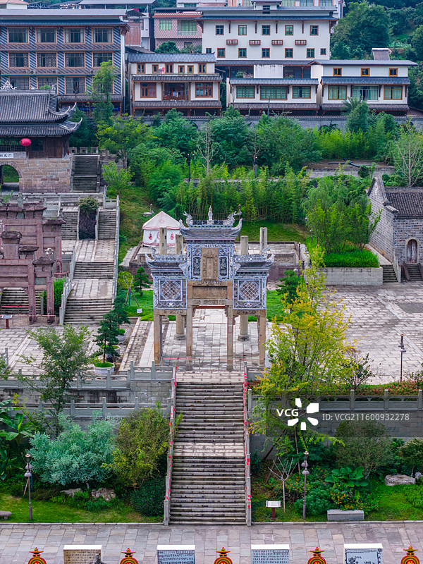 四川省宜宾市屏山县马湖府古城风景区图片素材