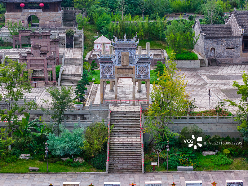 四川省宜宾市屏山县马湖府古城风景区图片素材