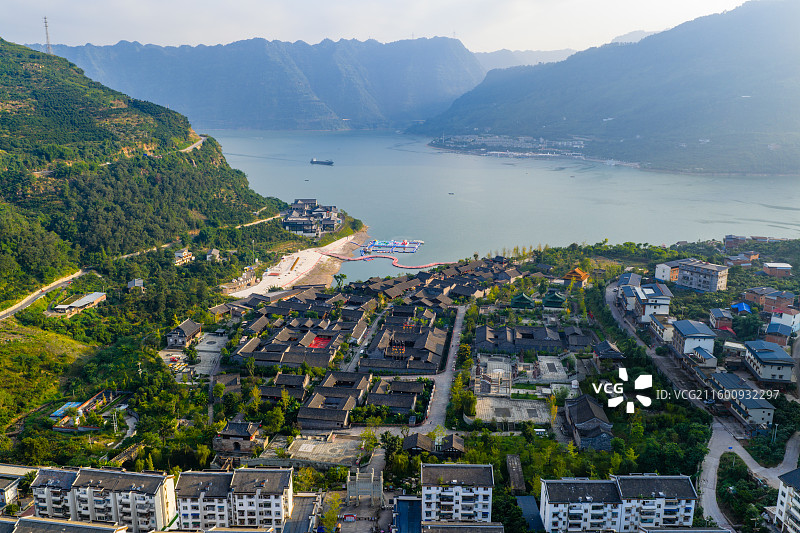 四川省宜宾市屏山县马湖府古城风景区图片素材