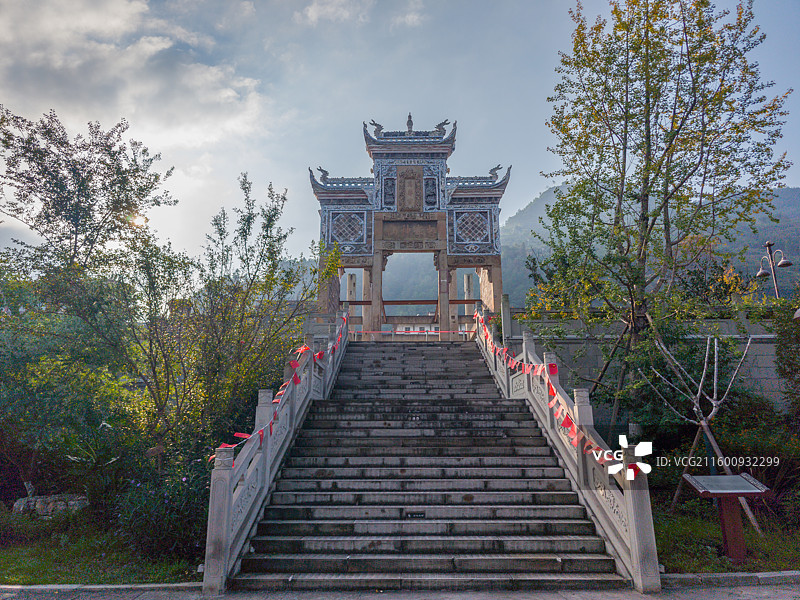 四川省宜宾市屏山县马湖府古城风景区图片素材