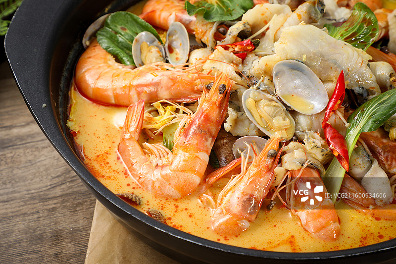 冬阴功暖锅图片素材