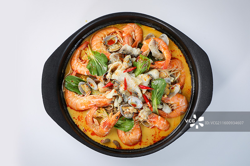 冬阴功暖锅图片素材