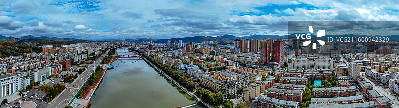 白山市 浑江区 北山公园 北安大街 浑江图片素材