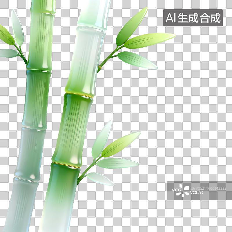 【AI数字艺术】春天二十四节气元素，清明元素竹子油纸伞青团图片素材