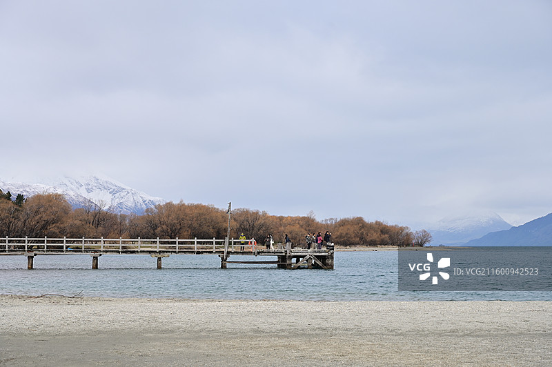 Glenorchy格林诺奇 瓦卡蒂普湖图片素材