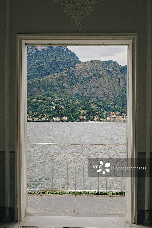 意大利科莫湖湖景图片素材