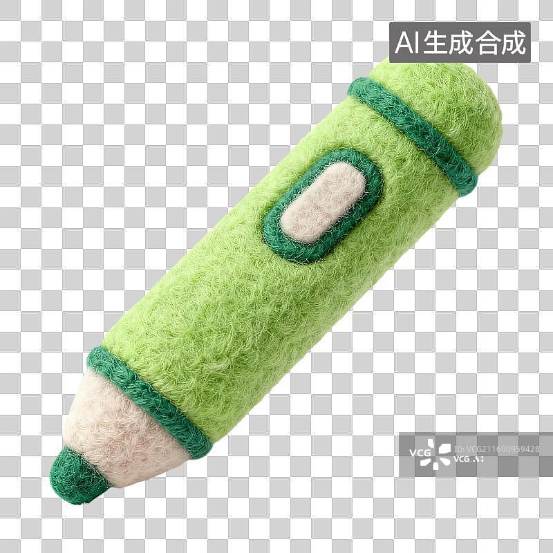 【AI数字艺术】商务办公学习3D卡通羊毛毡质感插画元素激光笔图片素材