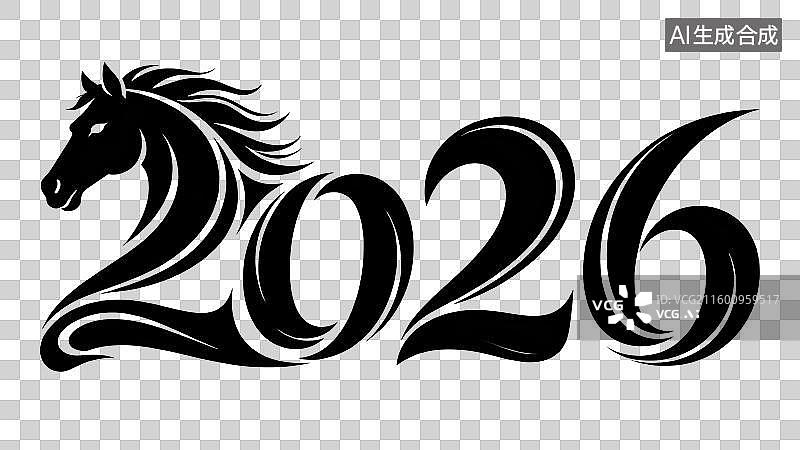 【AI数字艺术】2026年马年新春设计图图片素材