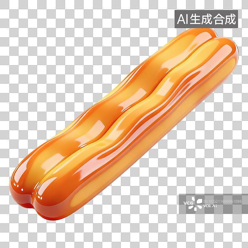 【AI数字艺术】油条美食插画图片素材