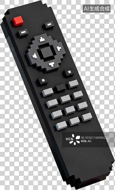 【AI数字艺术】商务办公用品3D像素风格免抠图形插画元素图片素材