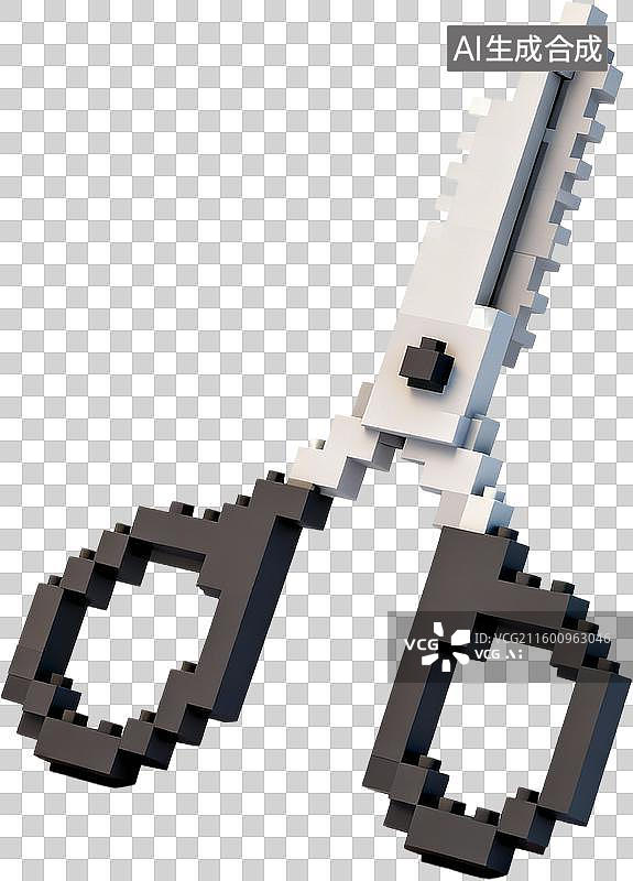 【AI数字艺术】商务办公用品3D像素风格免抠图形插画元素图片素材