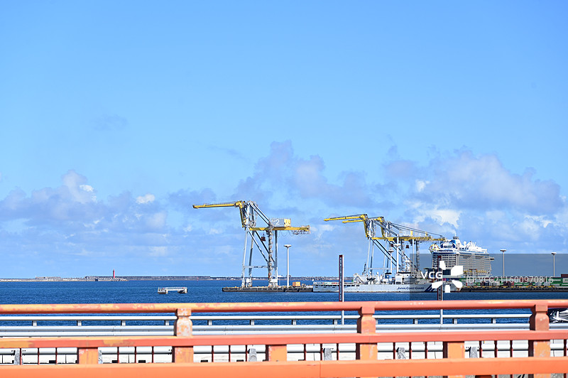 冲绳风景街景一角图片素材