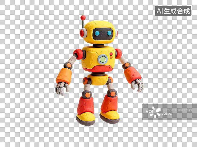 【AI数字艺术】纳米机器人玩具图片素材