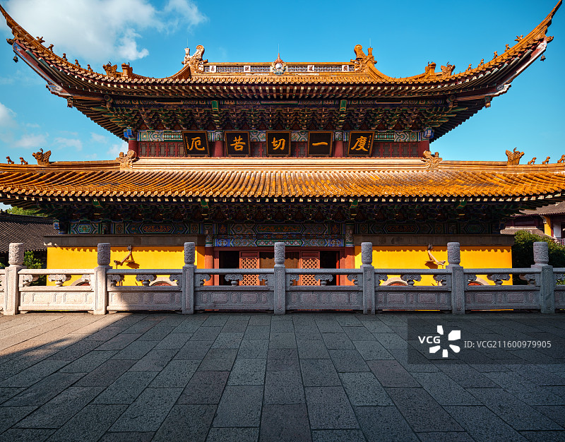 江苏镇江江天禅寺(金山寺）图片素材