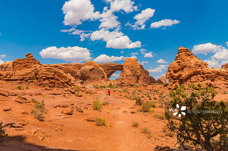 美国犹他州拱门国家公园风光图片素材